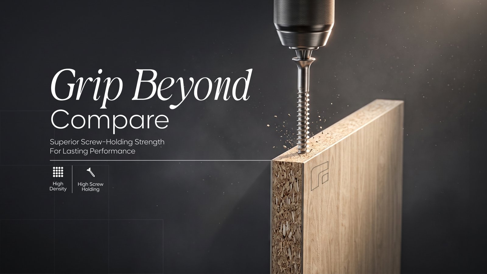 Grip Beyond Compare — Superior Screw-Holding Strength For Lasting Performance